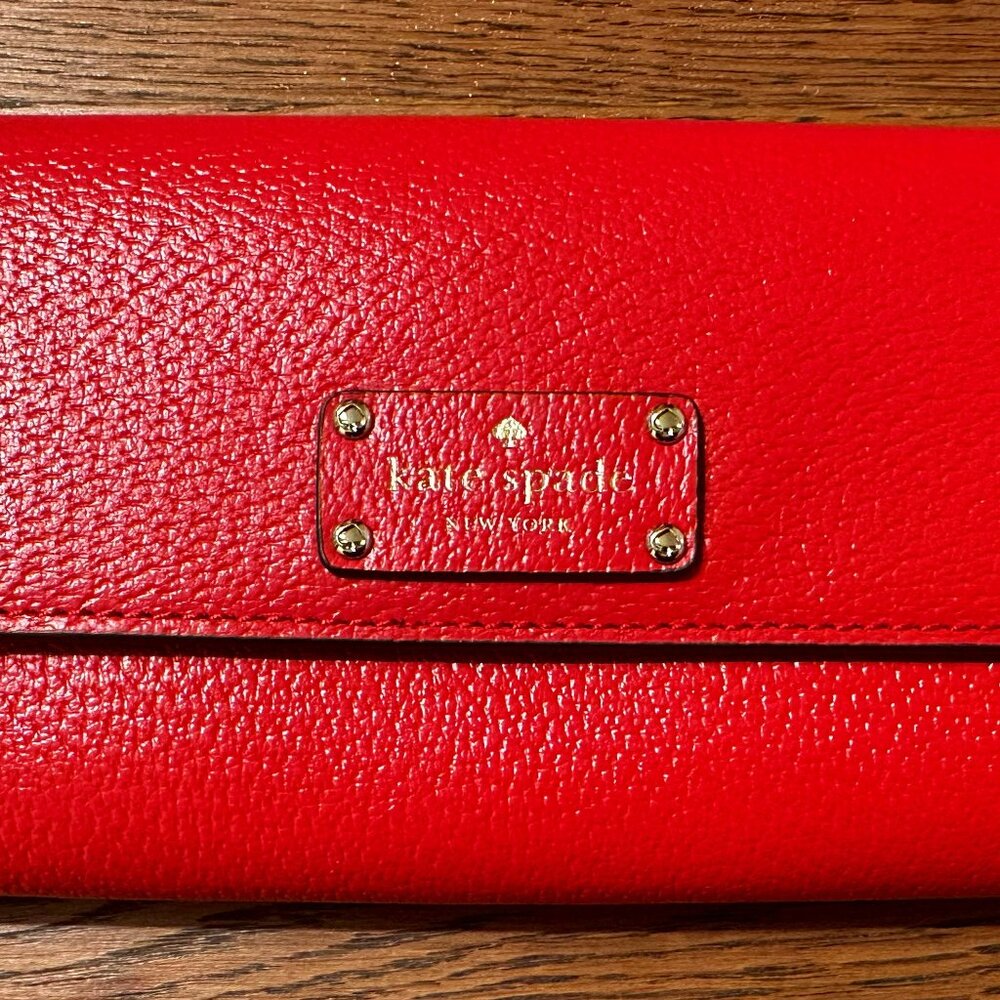 Brand New with tags - Kate Spade wallet Red